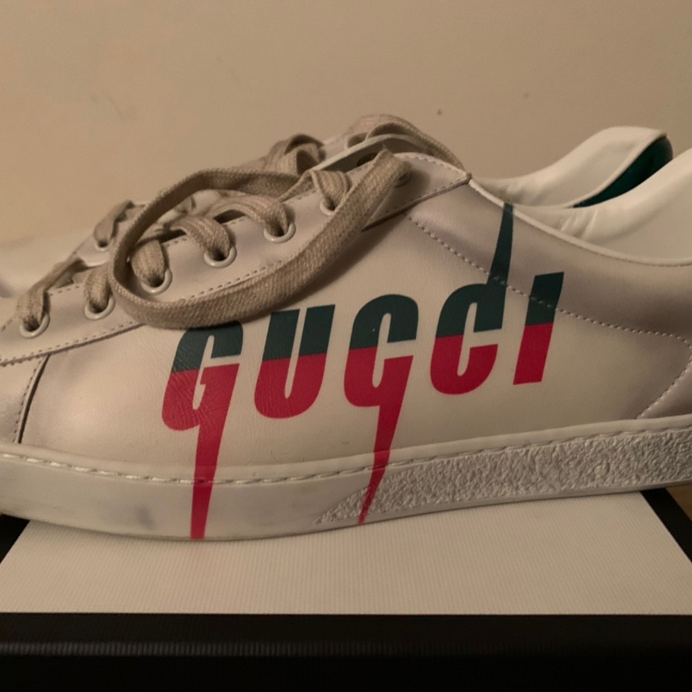 Gucci Ace 'Gucci Blade Distressed White'
Sz 13 UK - Picture 4 of 5